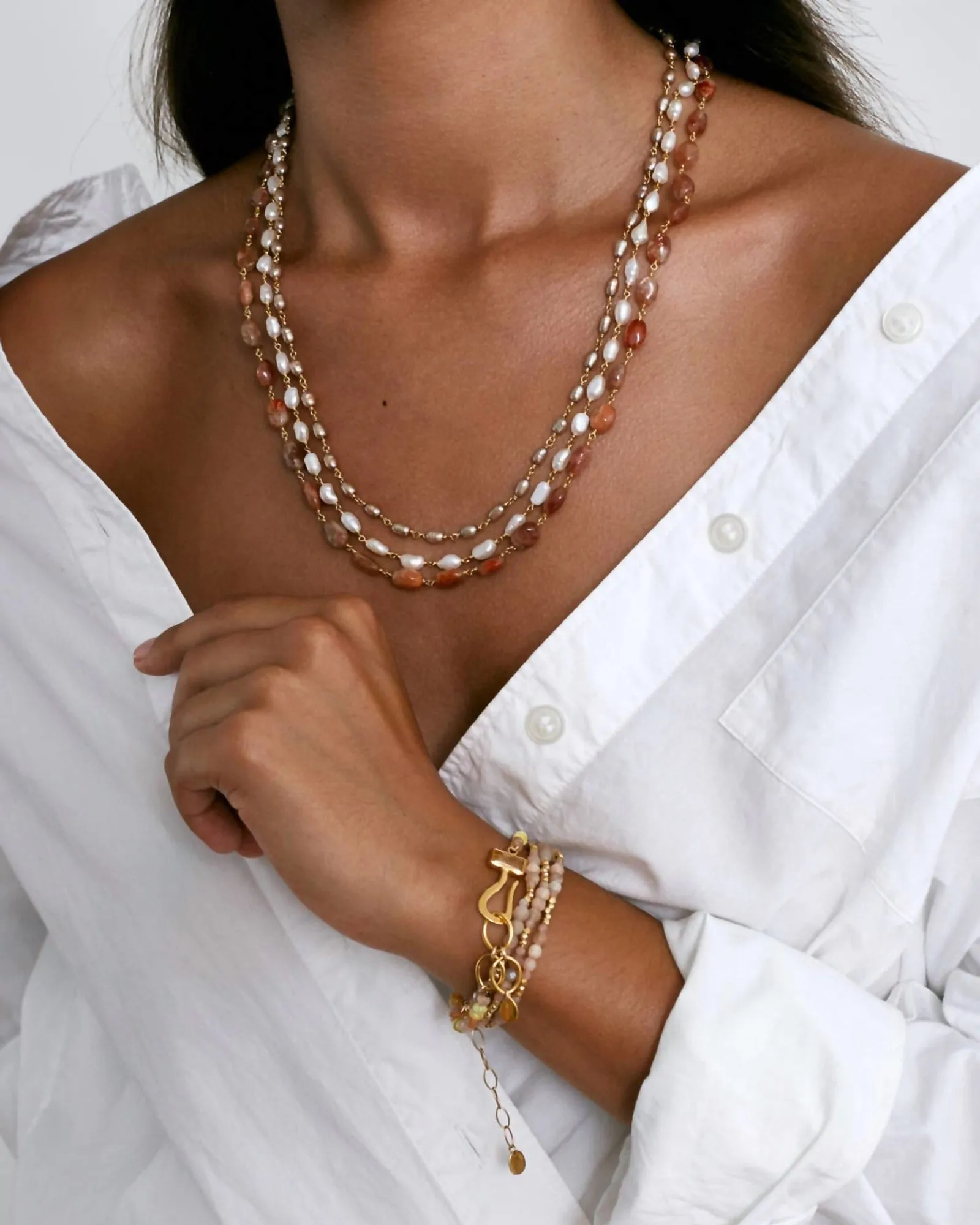 Odysey Hook Bracelet in Citrine | Citrine