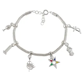 OES Heroine Charm Bracelet