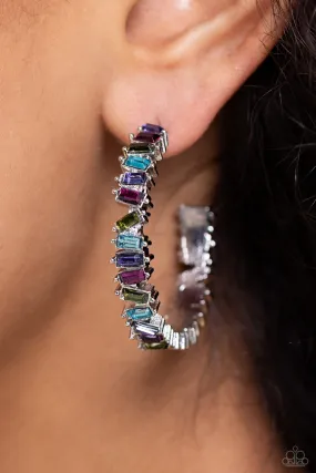 Open Door Jewelry - Effortless Emeralds - Multi Earrings - Paparazzi Accessories