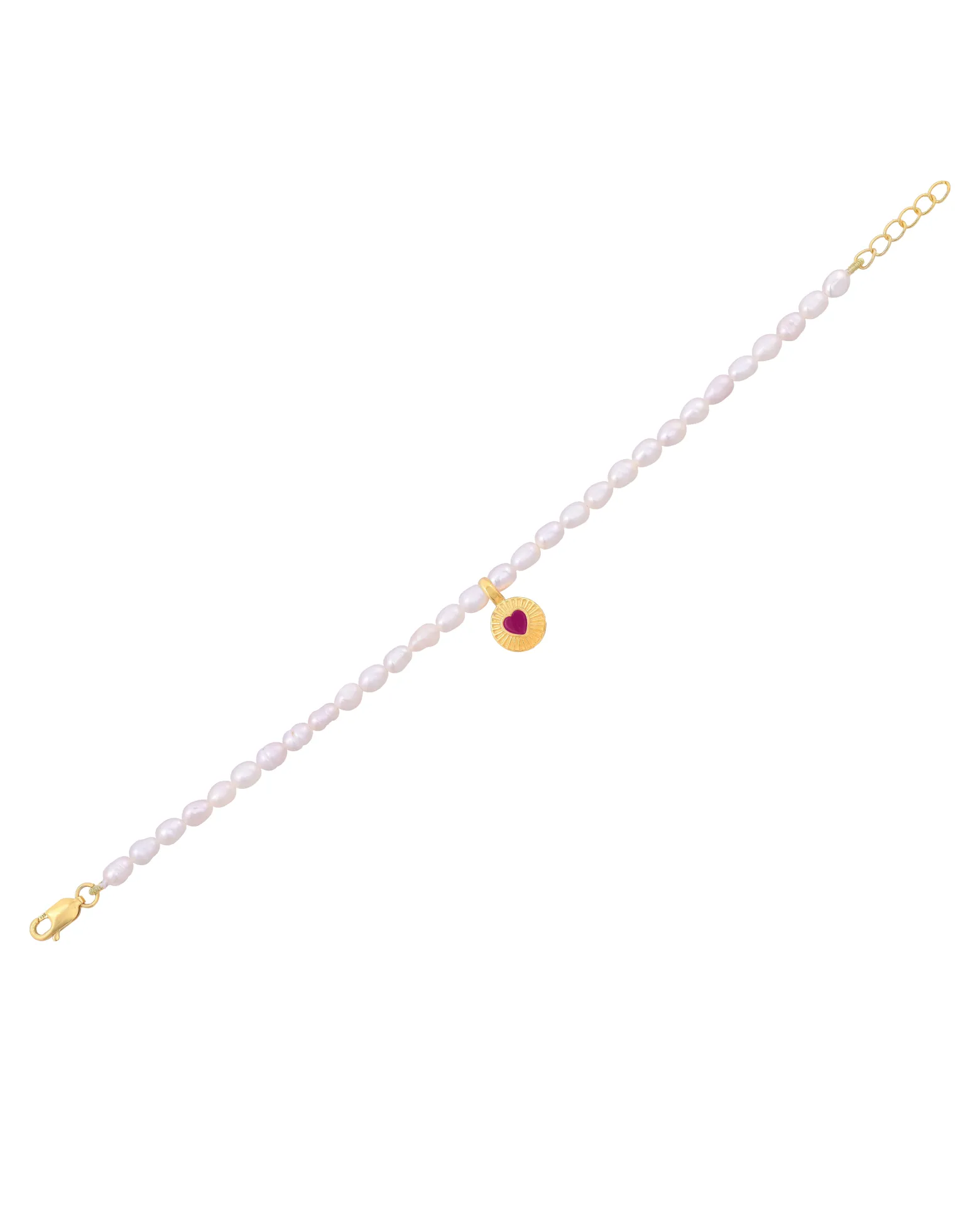 Pearl Heart Bracelet