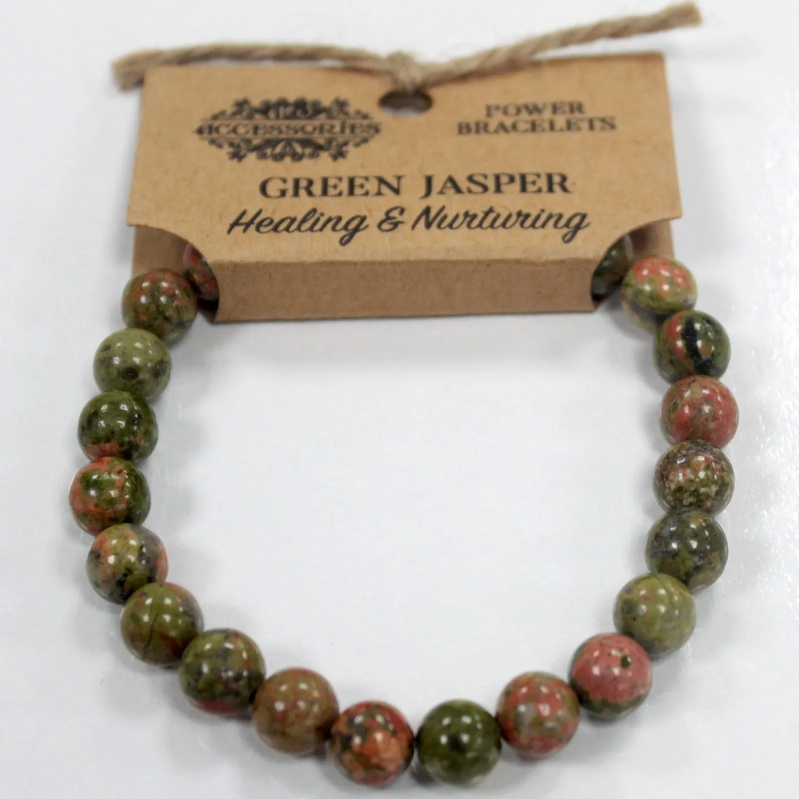Power Bracelet - Green Jasper | Energy Absorbing & Harmonizing Jewelry