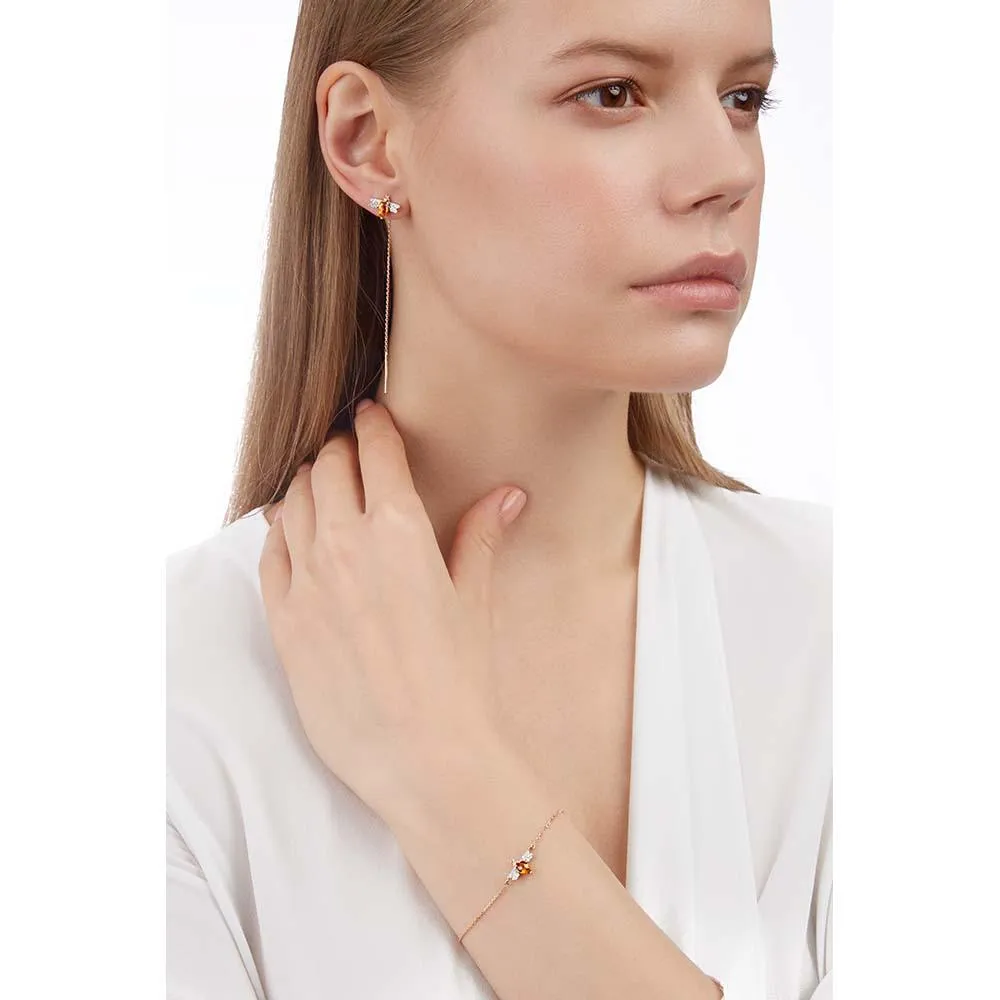 QUEEN BEE BELLA GOLD DIAMOND BRACELET