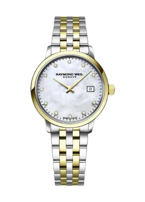 RAYMOND WEIL TOCCATA CLASSIC LADIES 11 DIAMONDS BI-TONE 5985-STP-97081