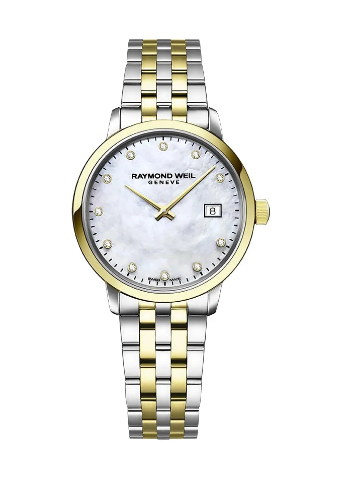 RAYMOND WEIL TOCCATA CLASSIC LADIES 11 DIAMONDS BI-TONE 5985-STP-97081