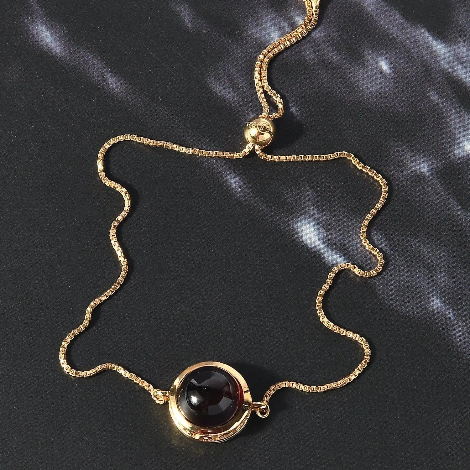 Red Garnet Bracelet |  Root Chakra Bracelet | 925 Sterling Silver Bracelet | Bracelet for Women | Gift for her