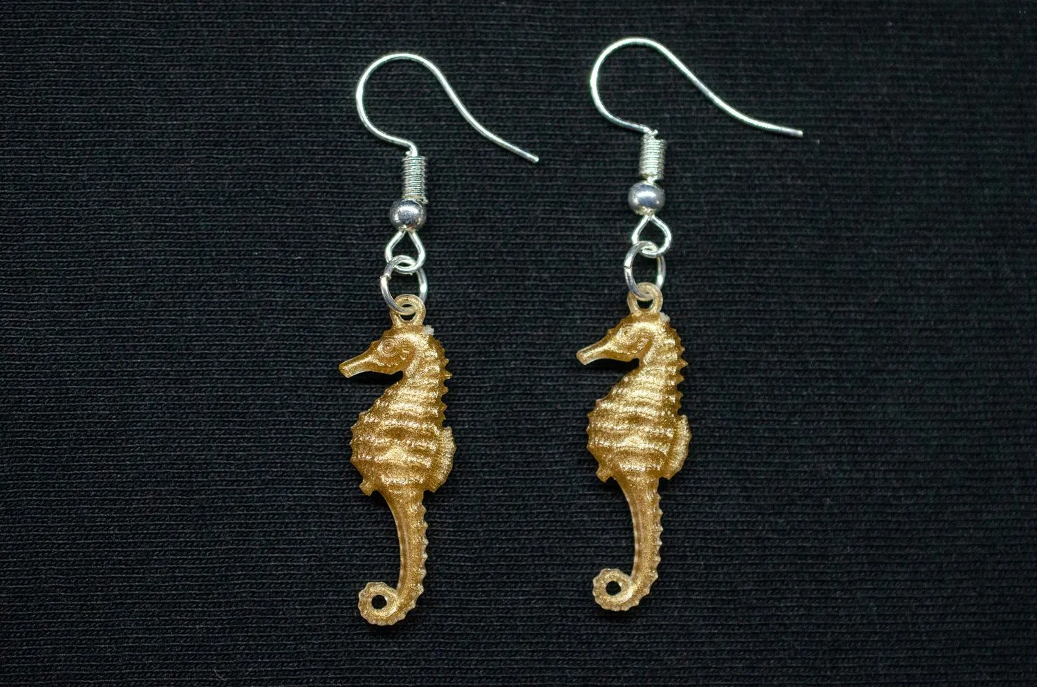 Seahorse Brown Earrings
