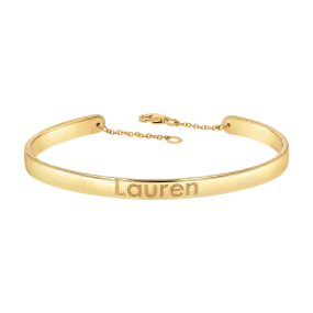 Signature Engravable Cuff ID Bracelet