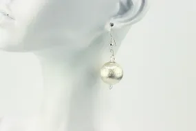 Silver Blue Chain Earrings