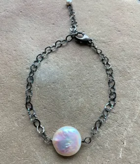 Single Coin Pearl Bracelet