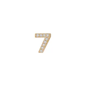 SKINNY SILVER 7 CHARM (YELLOW)