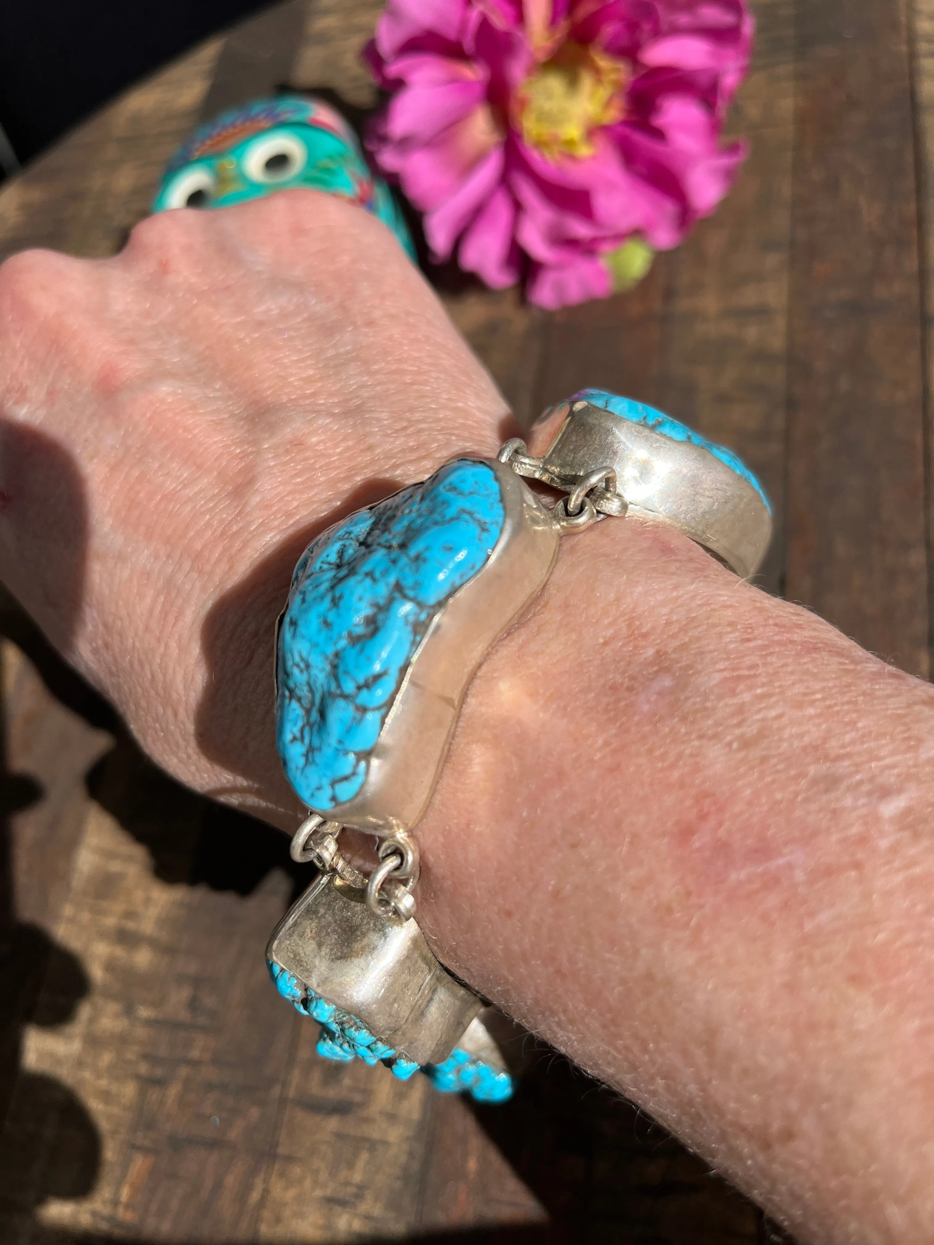 Sleeping Beauty Nugget Bracelet- B