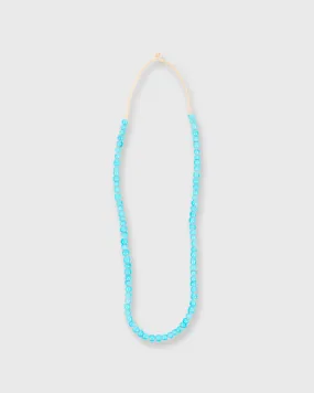 Small African Beads in Turquoise Whiteheart