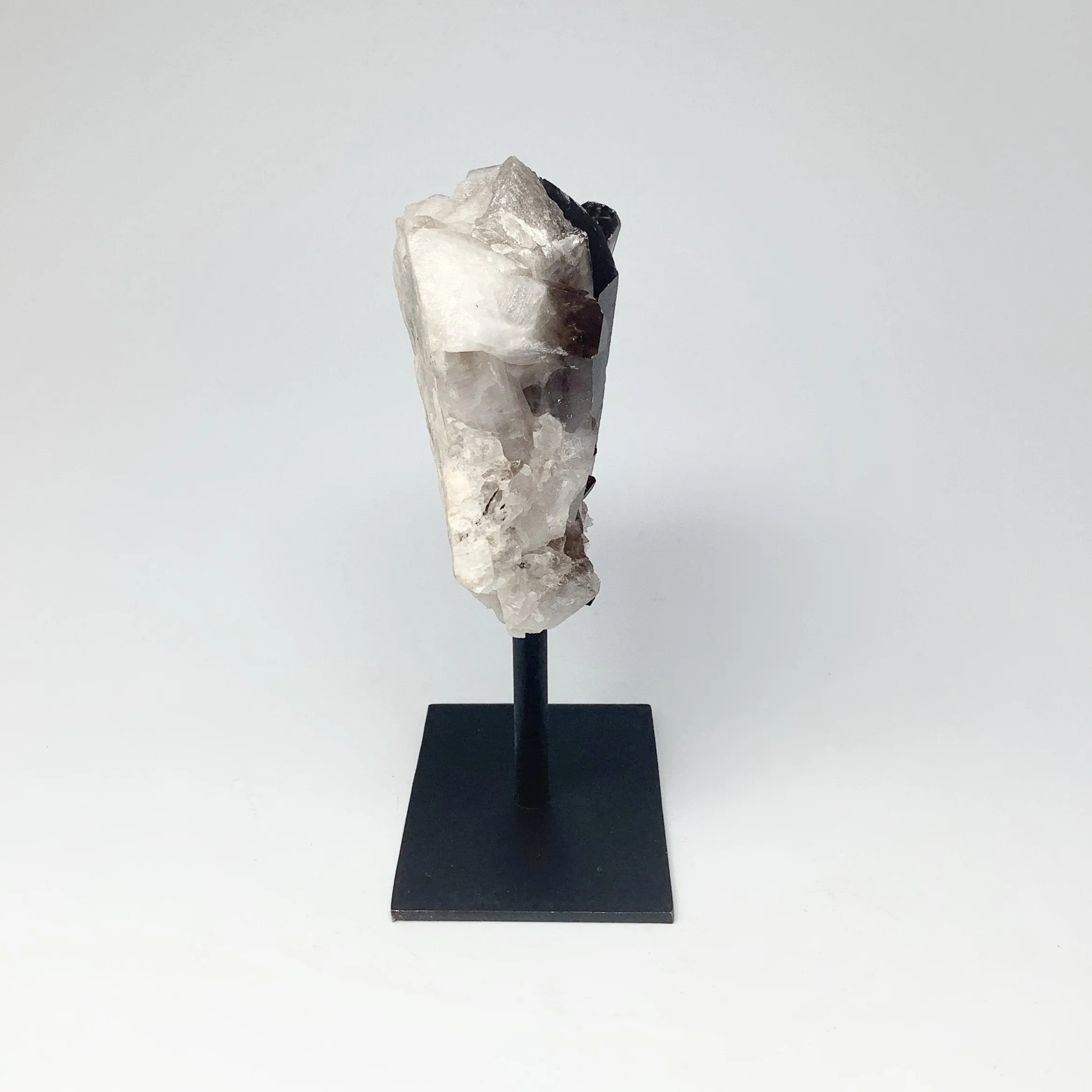 Smoky Quartz Cluster on Display Stand