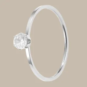 Solitaire Ring Stainless Steel