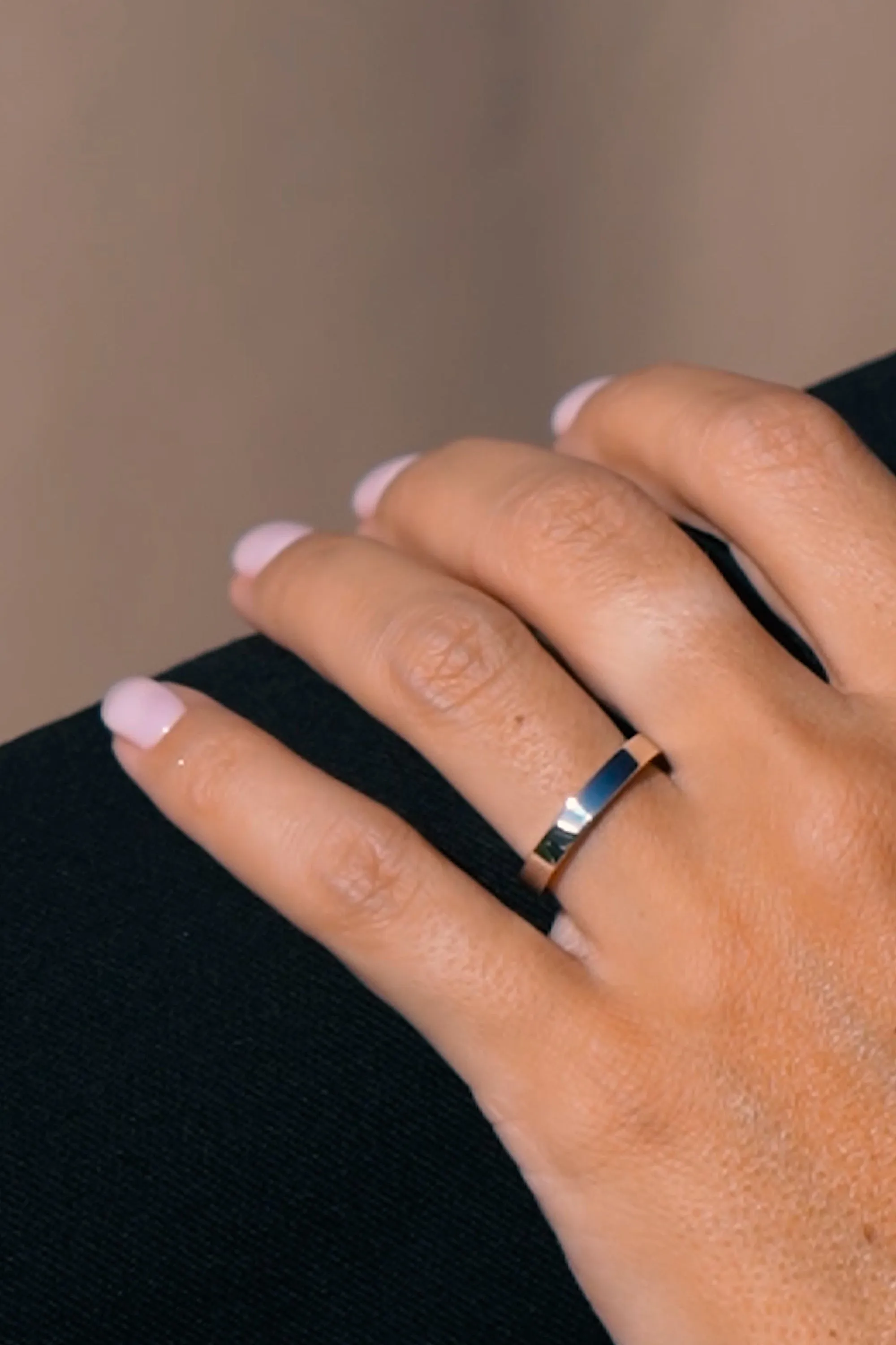 Stack ring silver