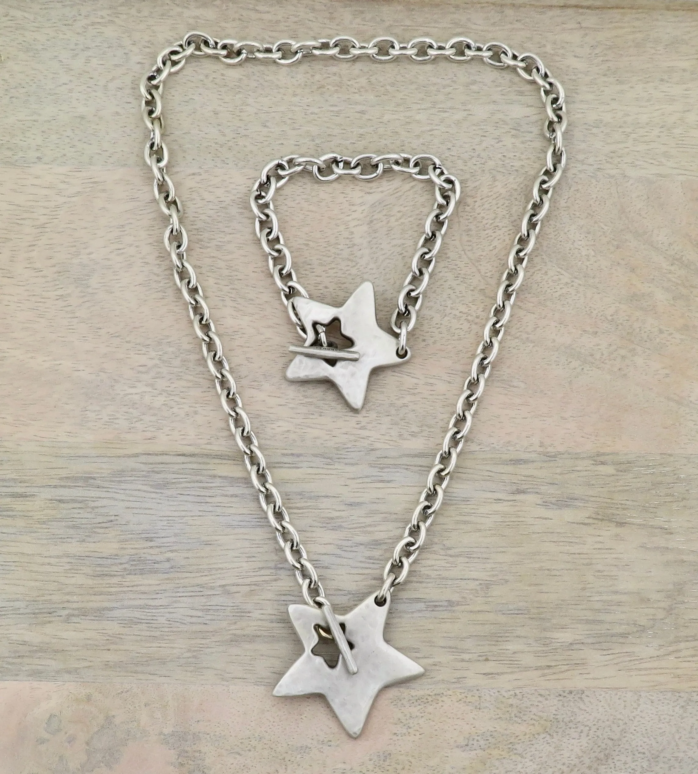 'Star in Front' Bracelet - Silver