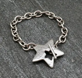 'Star in Front' Bracelet - Silver