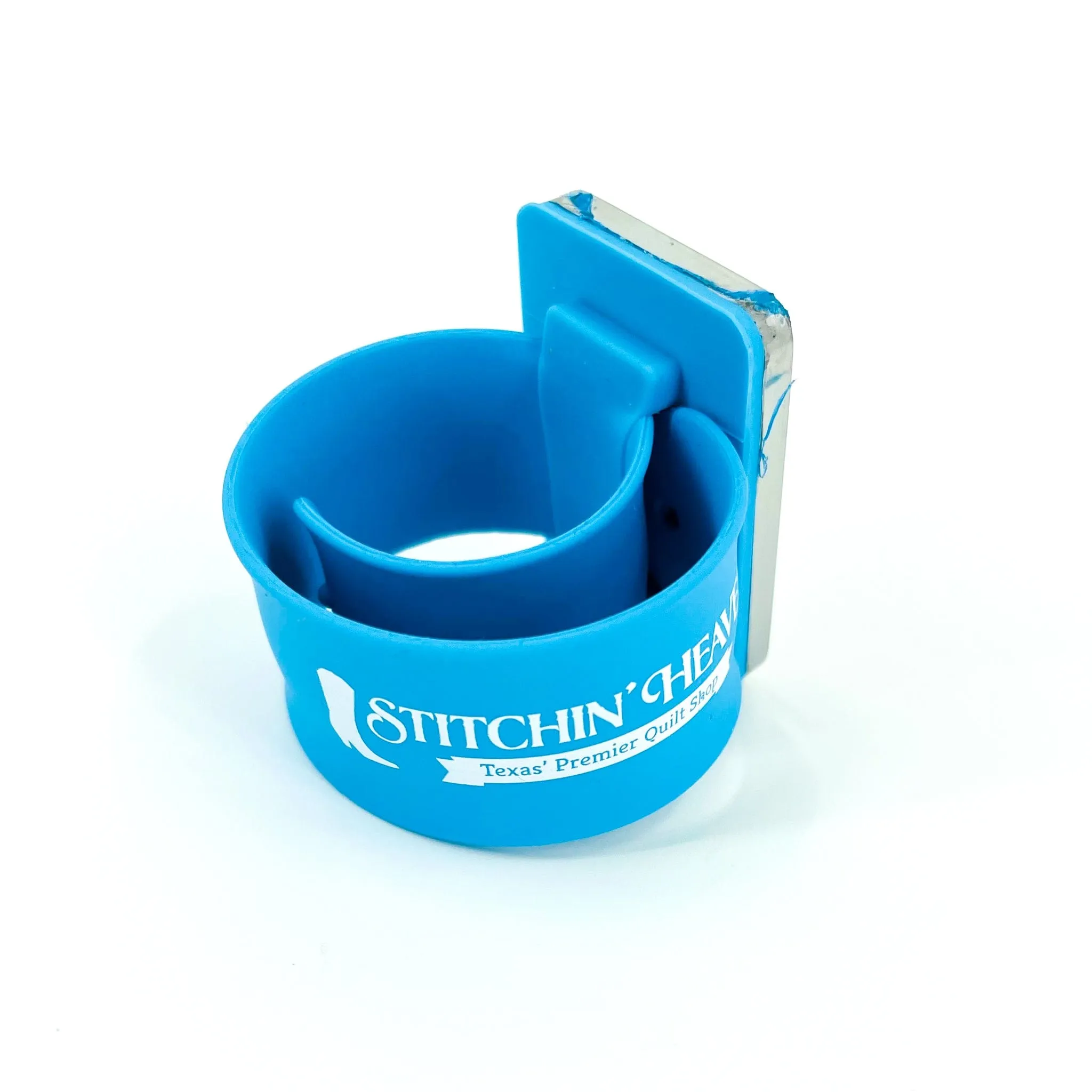 Stitchin' Heaven - Blue Slap Bracelet Pin Magnet