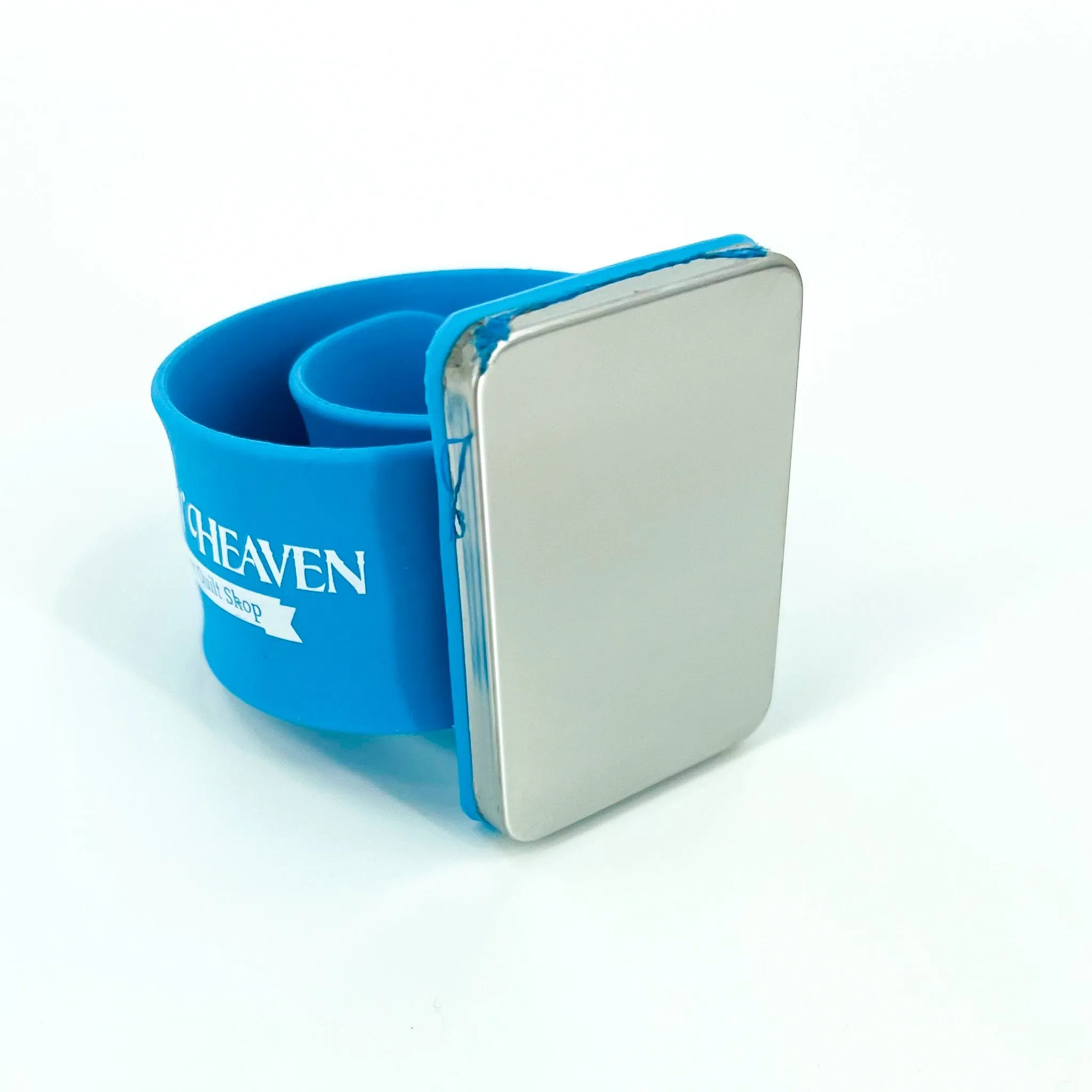 Stitchin' Heaven - Blue Slap Bracelet Pin Magnet