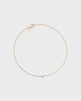 The Petite Turquoise Birthstone Bracelet