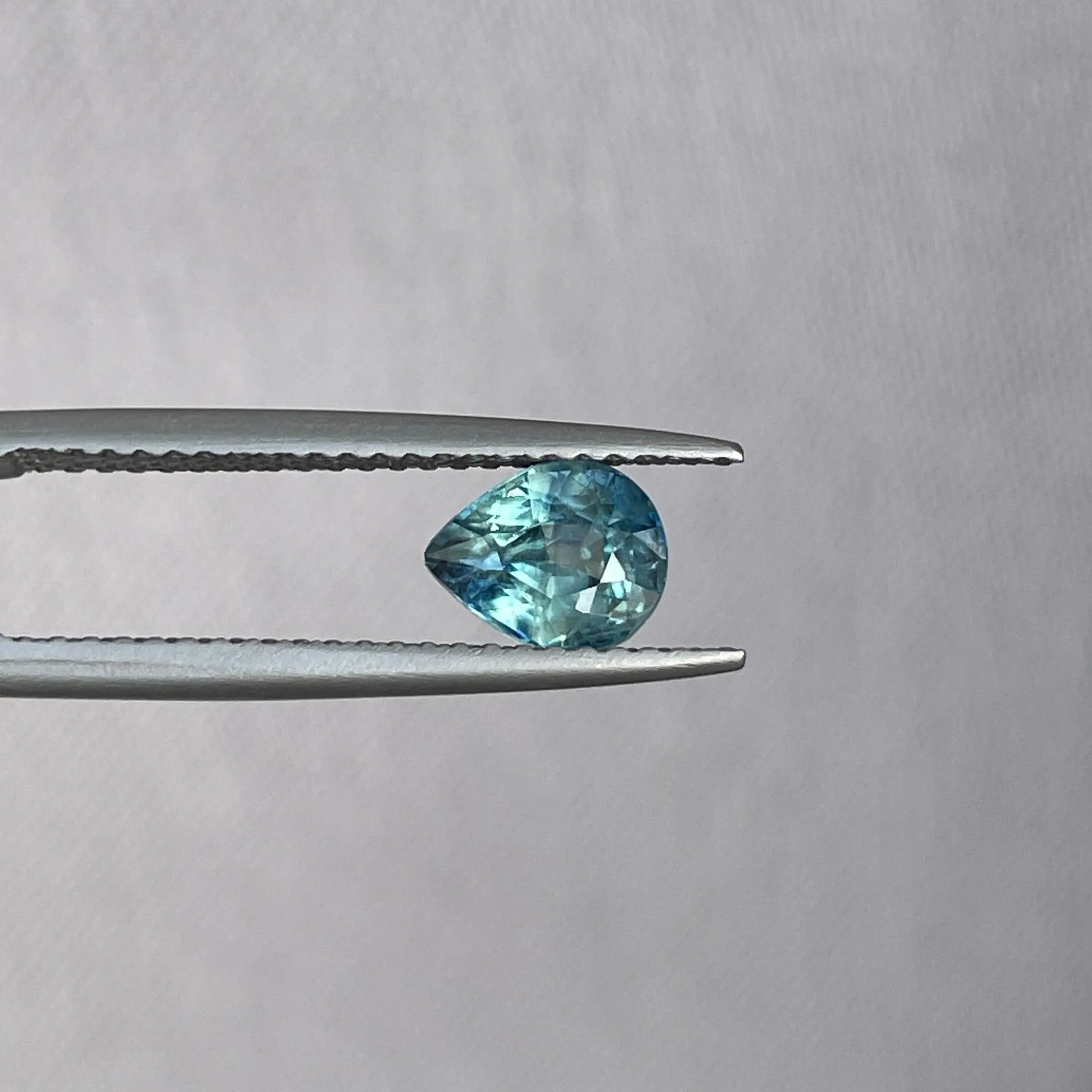 This 1.14 crt Green Sapphire is well cut to bring out the best colour and lustre, and has a perfect colour blend.