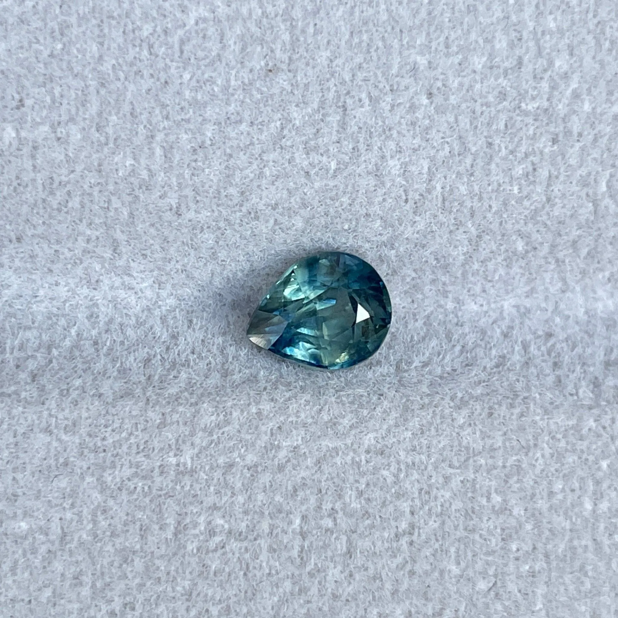 This 1.14 crt Green Sapphire is well cut to bring out the best colour and lustre, and has a perfect colour blend.
