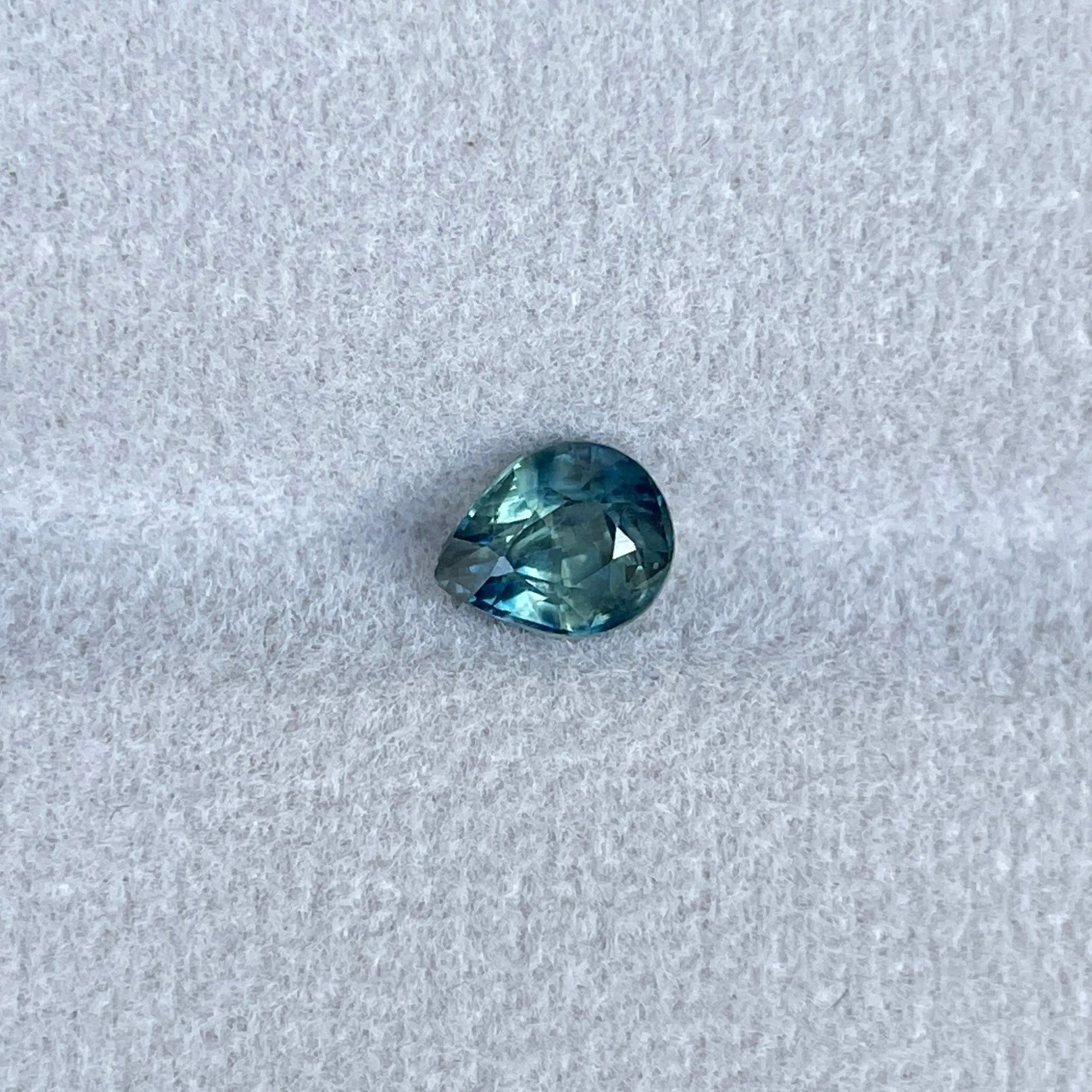 This 1.14 crt Green Sapphire is well cut to bring out the best colour and lustre, and has a perfect colour blend.