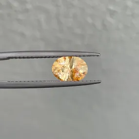 This 1.17 carat yellow Sapphire is well cut to bring out the best colour and lustre, and has a perfect colour blend.