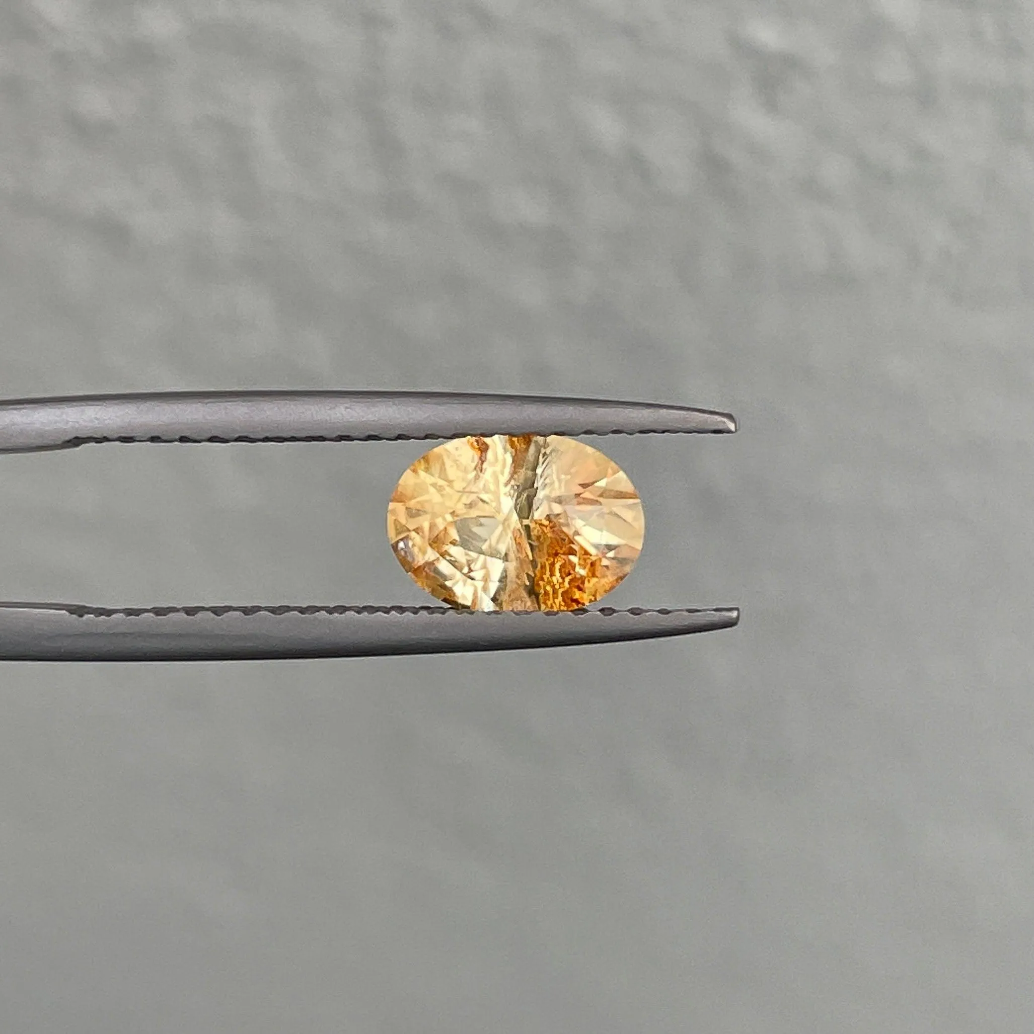 This 1.17 carat yellow Sapphire is well cut to bring out the best colour and lustre, and has a perfect colour blend.