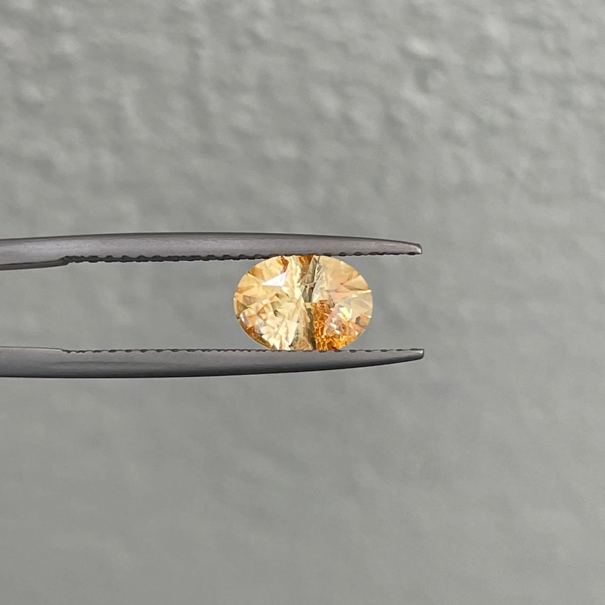 This 1.17 carat yellow Sapphire is well cut to bring out the best colour and lustre, and has a perfect colour blend.