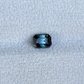 This 1.20 crt Teal Sapphire is well cut to bring out the best colour and lustre, and has a perfect colour blend