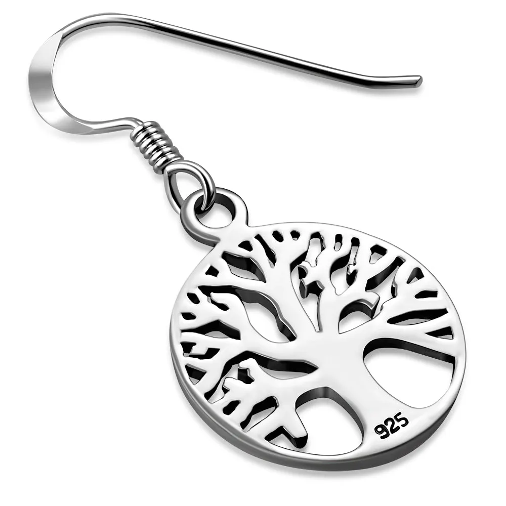 Tree of Life Silver Earrings