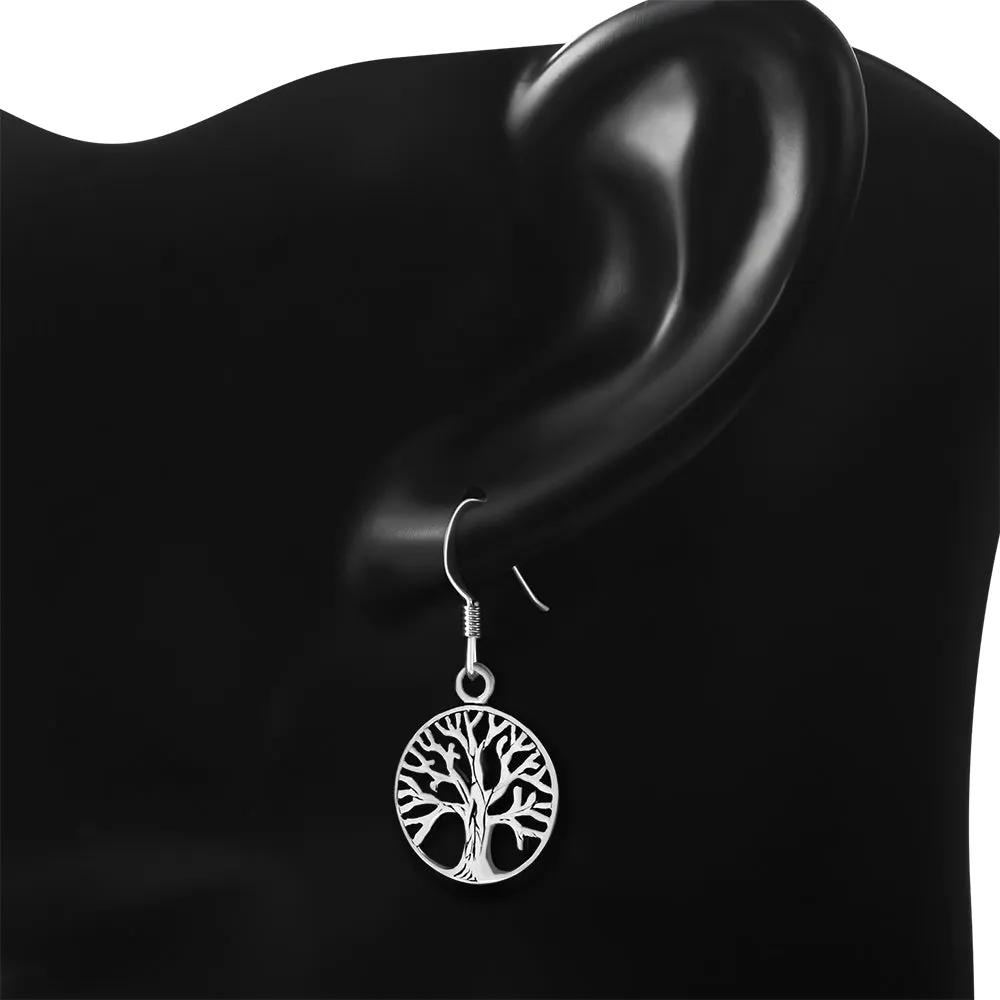Tree of Life Silver Earrings