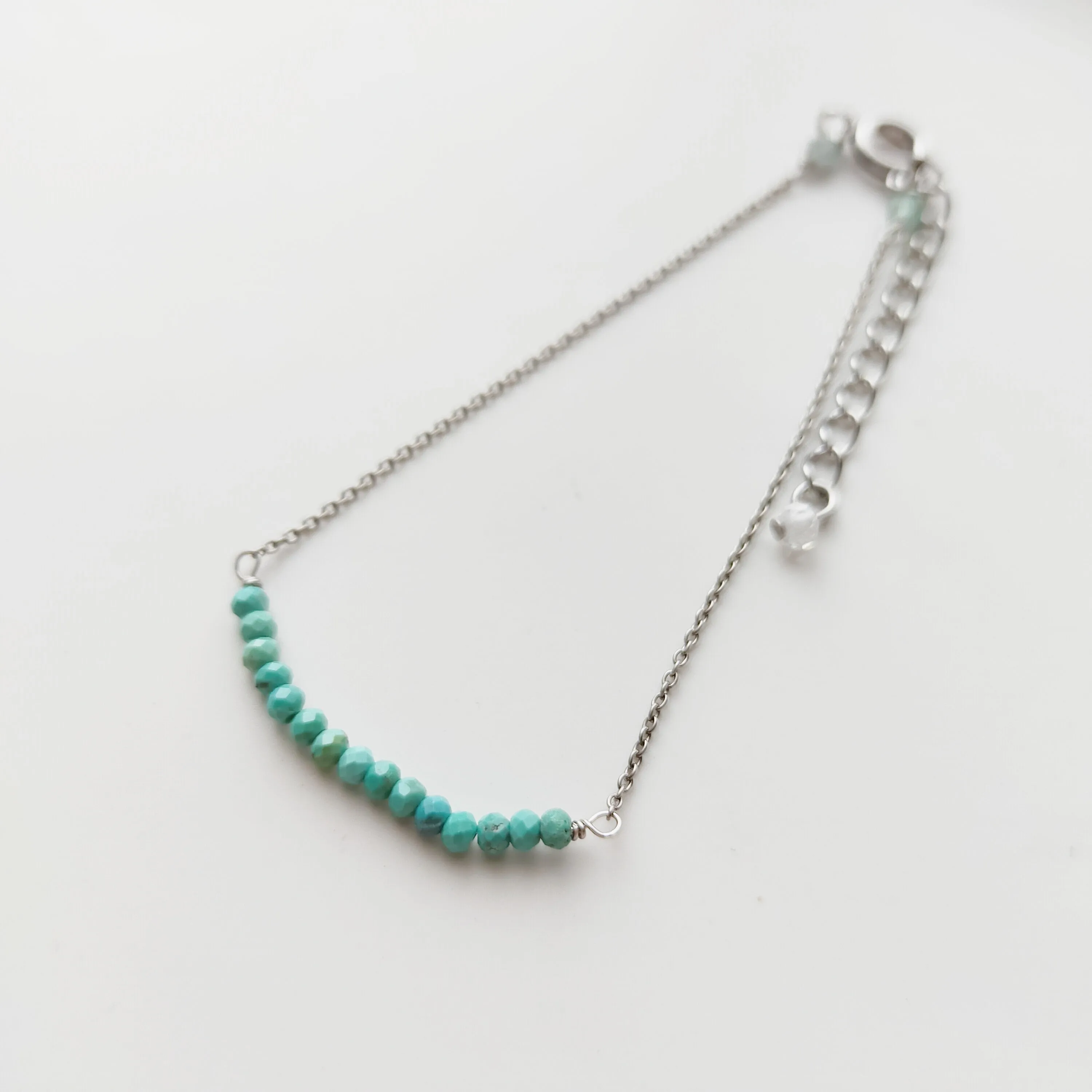 Turquoise Smiling Bracelet (GOLD / SILVER)