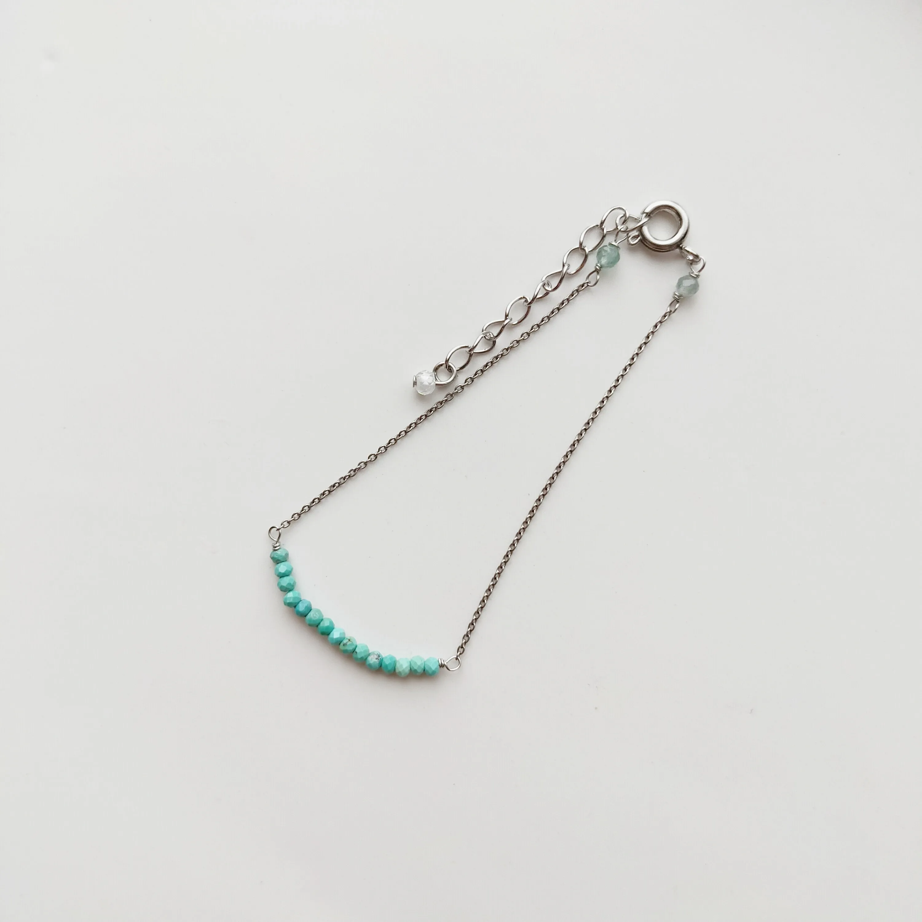 Turquoise Smiling Bracelet (GOLD / SILVER)