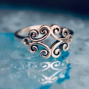 Vintage Celtic-style Ring (925) Sterling Silver
