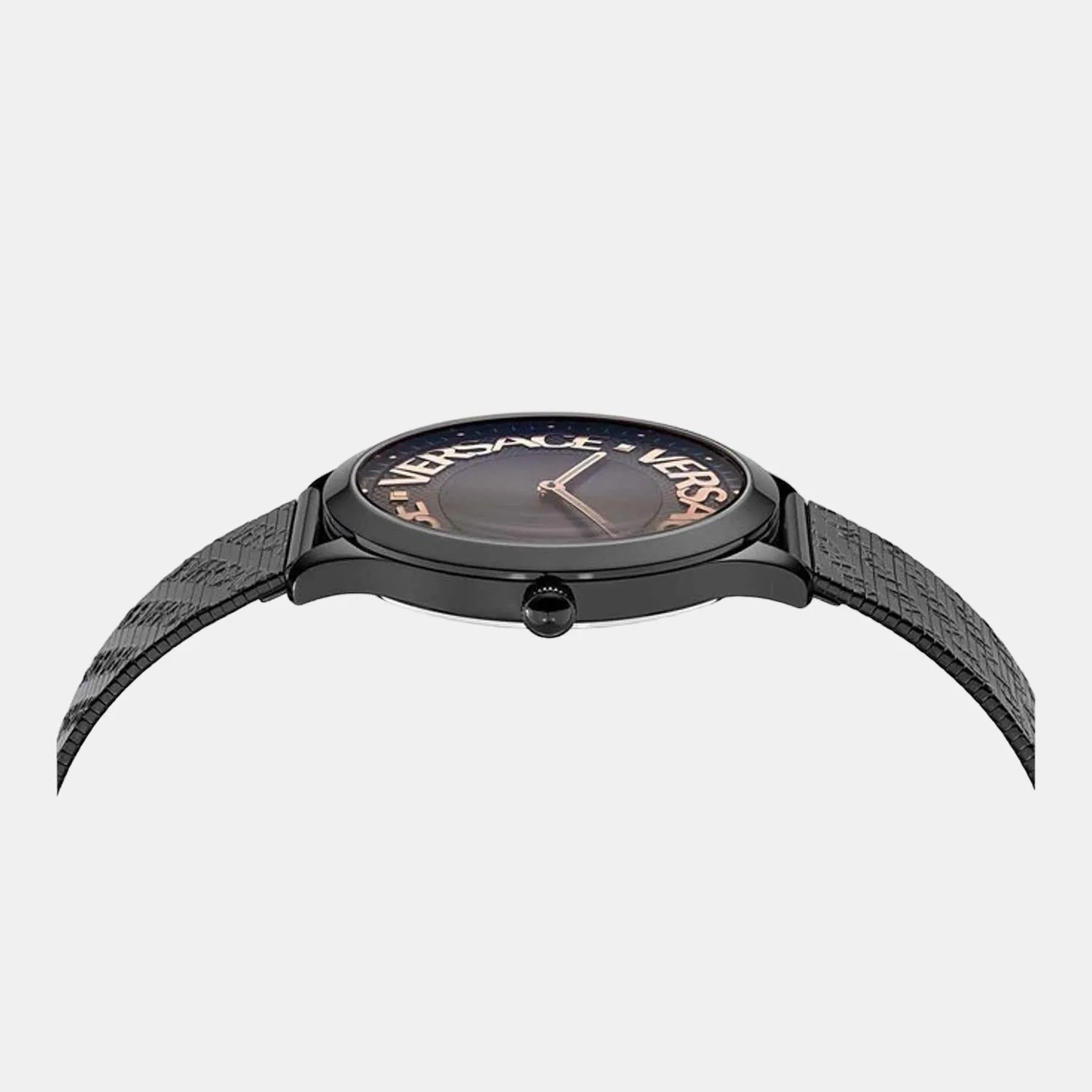 Women Black Analog Stainless Steel Watch VE2O00622