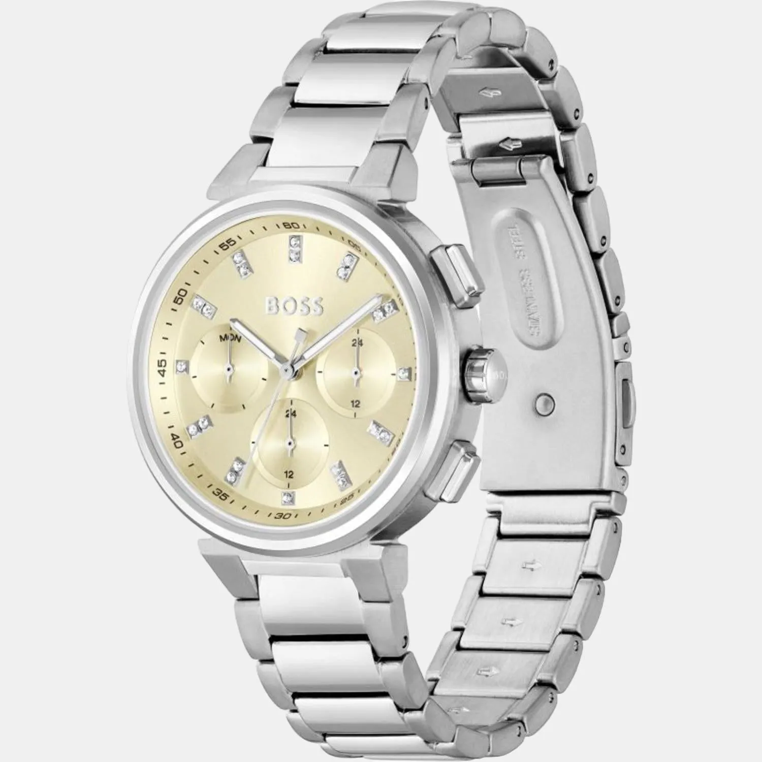Women Gold Stainless Steel Chronograph Watch 1502676