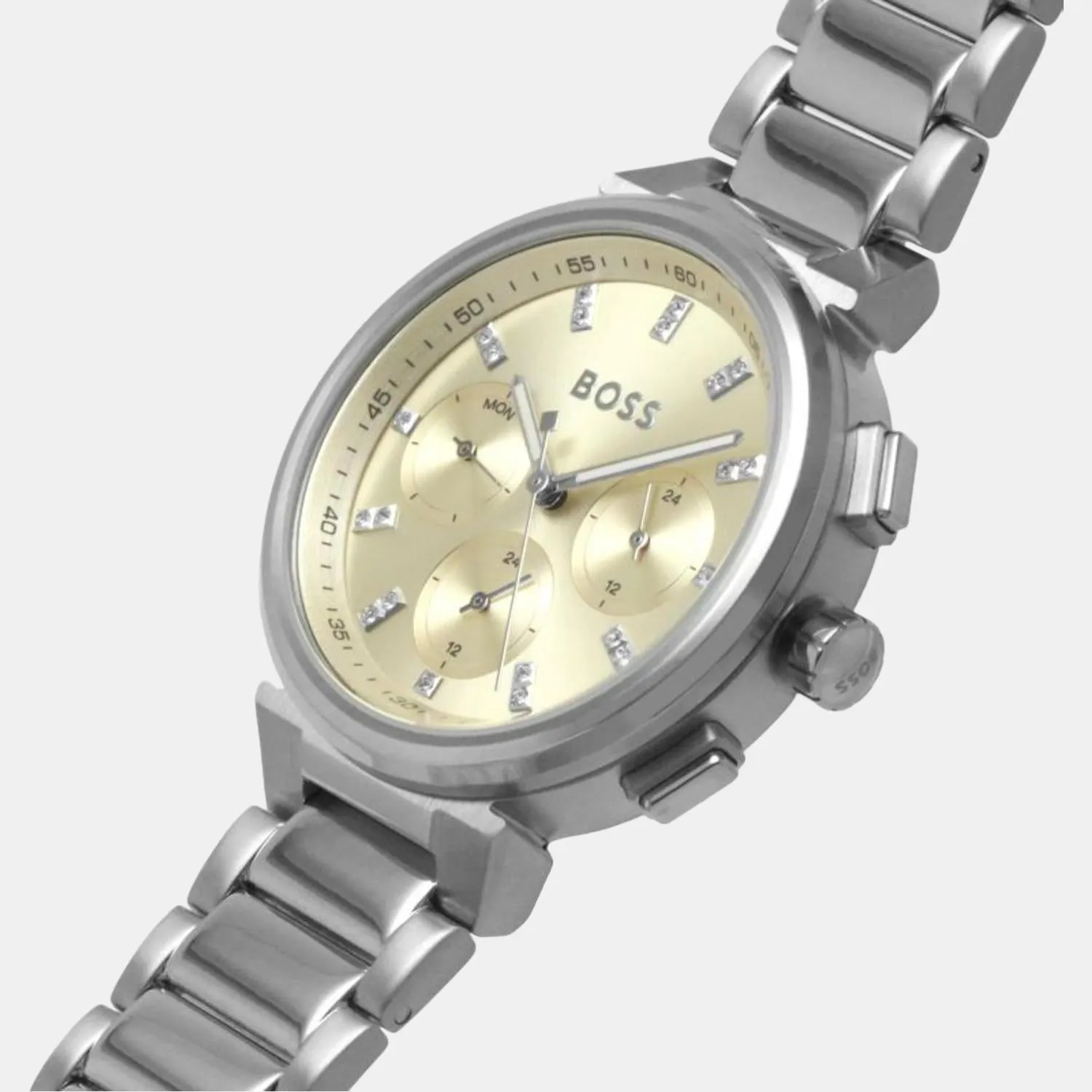 Women Gold Stainless Steel Chronograph Watch 1502676