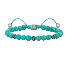 Women’s Amazonite Macrame Beaded Bracelet