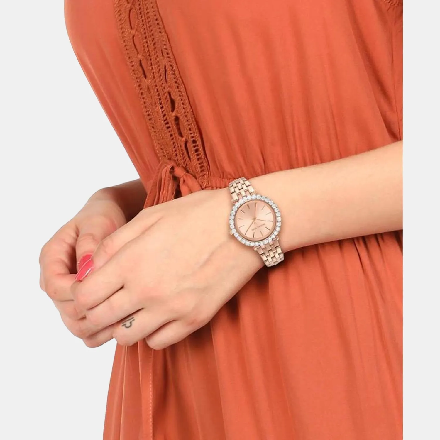 Women's Analog Stainless Steel Watch MK4514
