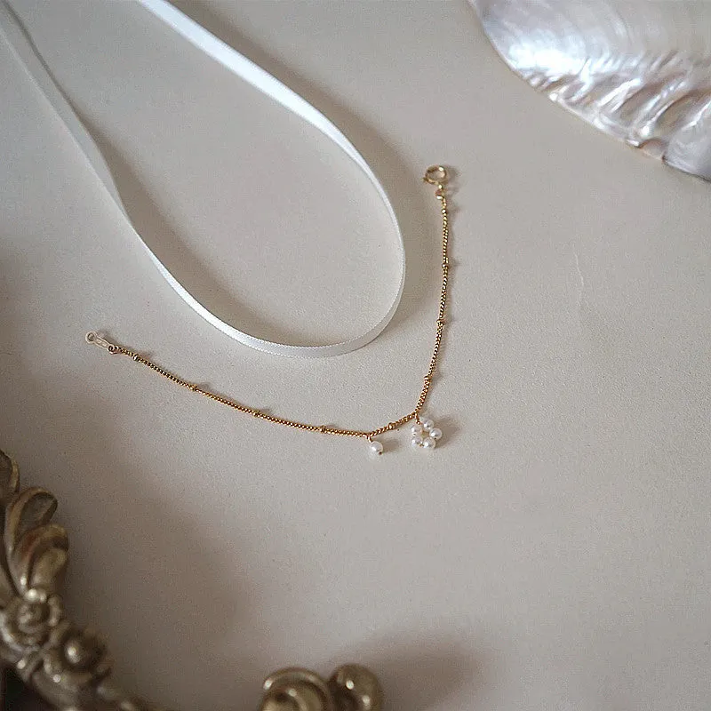 Women's Natural Freshwater Pearl Silver Bracelet